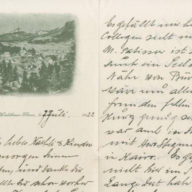 Brief aus dem 1922